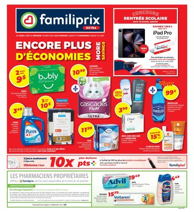 Familiprix Extra Flyer August 4 to 10