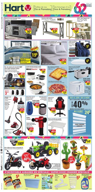 Hart Stores Flyer August 3 to 16