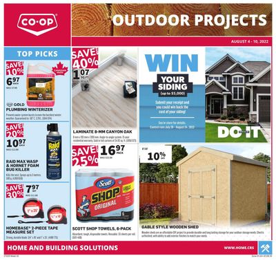Co-op (West) Home Centre Flyer August 4 to 10