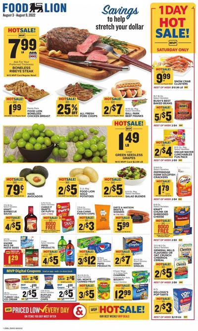 Food Lion (MD) Weekly Ad Flyer Specials August 3 to August 9, 2022