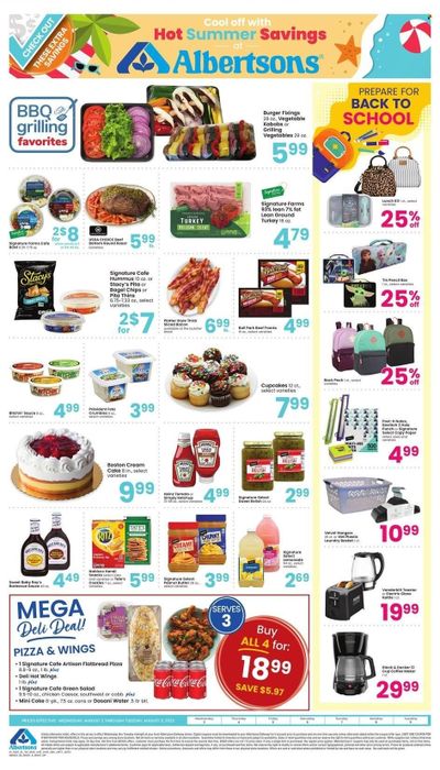 Albertsons (CA, ID, LA, MT, OR, TX, WA) Weekly Ad Flyer Specials August 3 to August 9, 2022