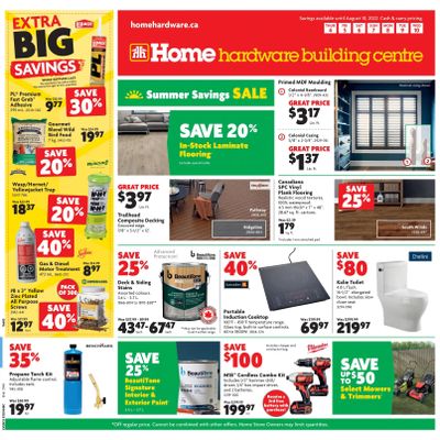 Home Hardware Building Centre (ON) Flyer August 4 to 10