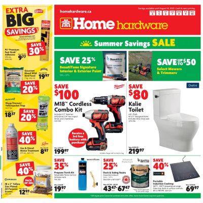 Home Hardware (Atlantic) Flyer August 4 to 10