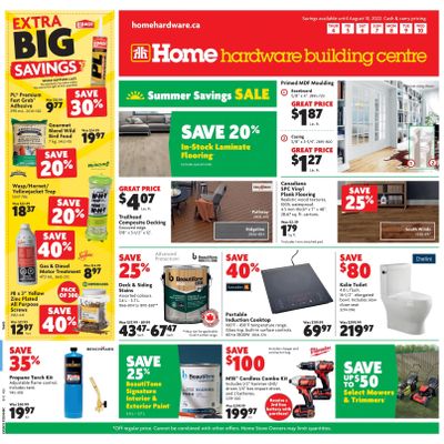 Home Hardware Building Centre (AB) Flyer August 4 to 10