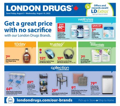 London Drugs Weekly Flyer August 5 to 10