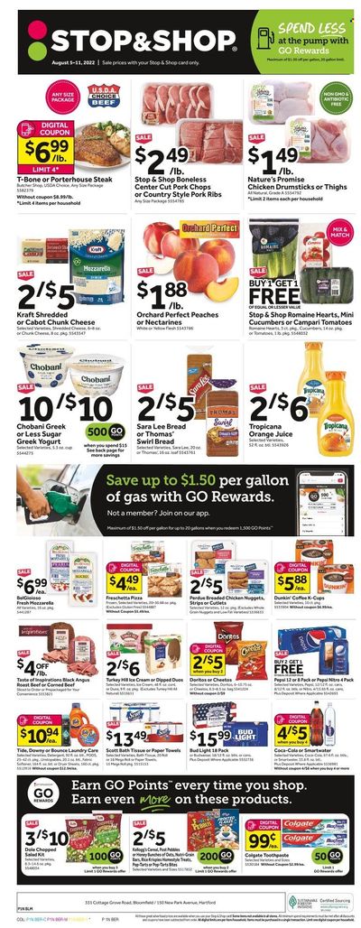 Stop & Shop (CT) Weekly Ad Flyer August 4 to August 11