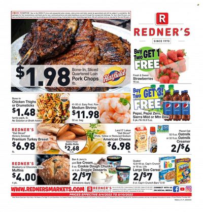 Redner's Markets (DE, MD, PA) Weekly Ad Flyer August 4 to August 11