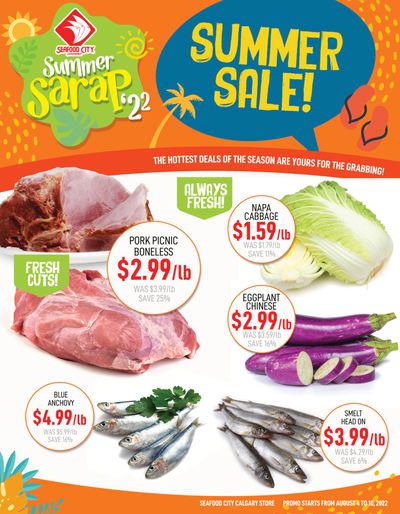Seafood City Supermarket (West) Flyer August 4 to 10