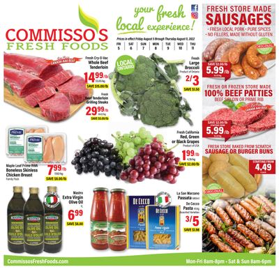 Commisso's Fresh Foods Flyer August 5 to 11