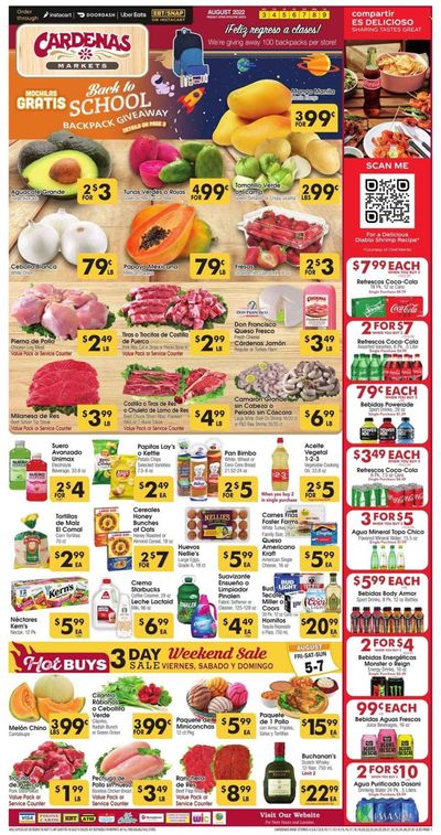 Cardenas (CA, NV) Weekly Ad Flyer Specials August 3 to August 9, 2022