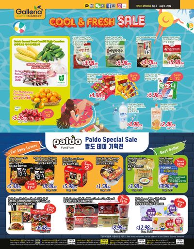 Galleria Supermarket Flyer August 5 to 11