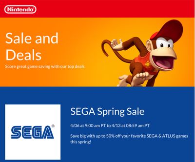 Nintendo Canada eShop Sale & Deal: Save up to 50% off Games