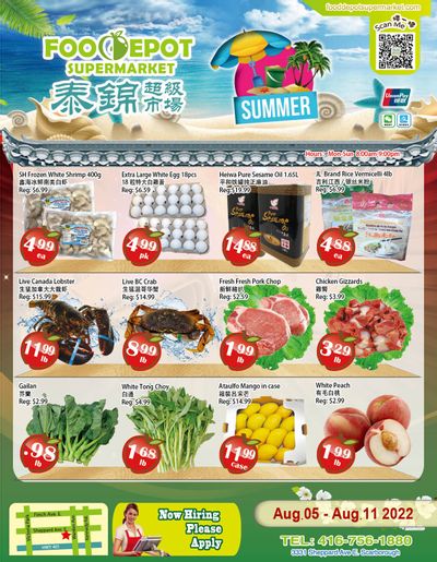 Food Depot Supermarket Flyer August 5 to 11