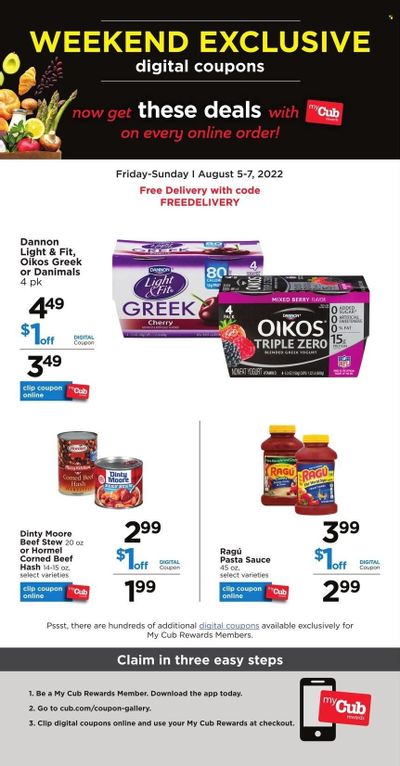 Cub Foods (MN) Weekly Ad Flyer August 5 to August 12