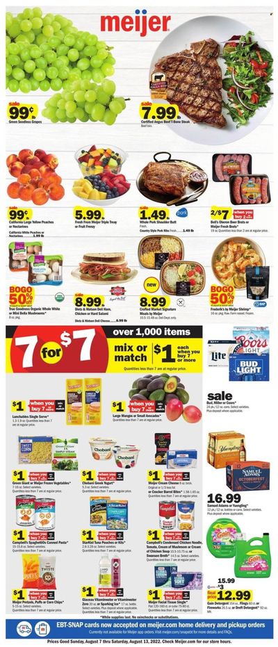Meijer (KY) Weekly Ad Flyer Specials August 7 to August 13, 2022