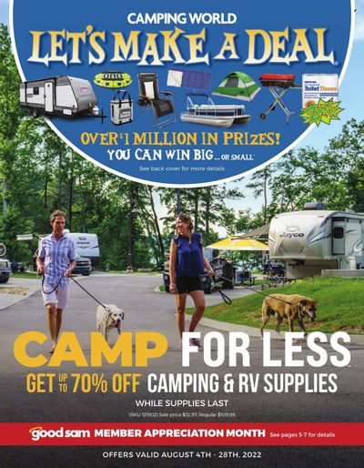Gander RV & Outdoors Weekly Ad Flyer Specials August 4 to August 28, 2022