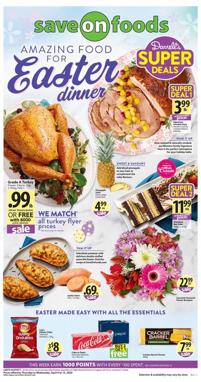 Save on Foods (SK) Flyer April 9 to 15