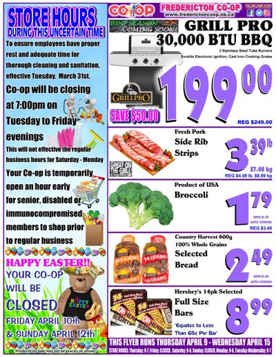 Fredericton Co-op Flyer April 9 to 15