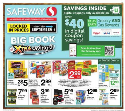 Safeway (MD, VA) Weekly Ad Flyer Specials August 5 to September 1, 2022