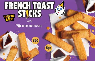 Jack In The Box Brings Back French Toast Sticks with DoorDash Through to August 10