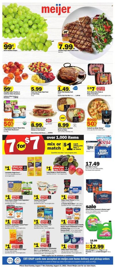 Meijer (MI) Weekly Ad Flyer Specials August 7 to August 13, 2022