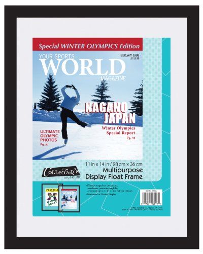 MCS 11x14 Inch Magazine Display Float Frame, Black (40946) $26.61 (Reg $40.00)
