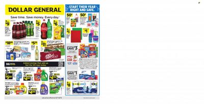 Dollar General (CA, NV) Weekly Ad Flyer Specials August 7 to August 13, 2022
