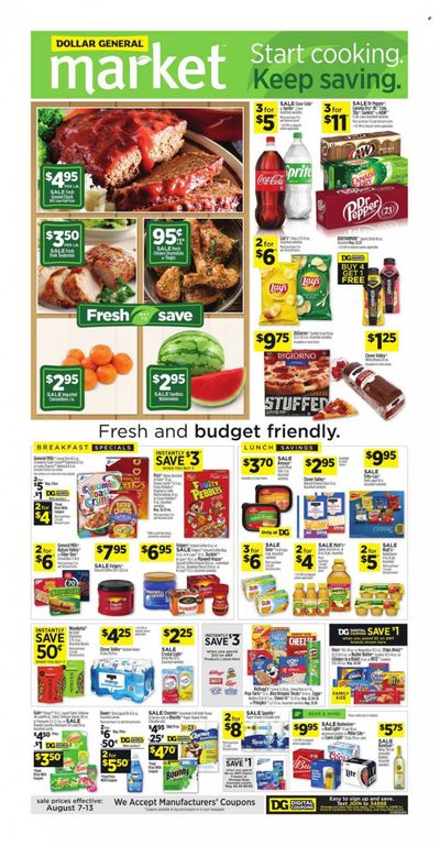Dollar General (VA) Weekly Ad Flyer Specials August 7 to August 13, 2022