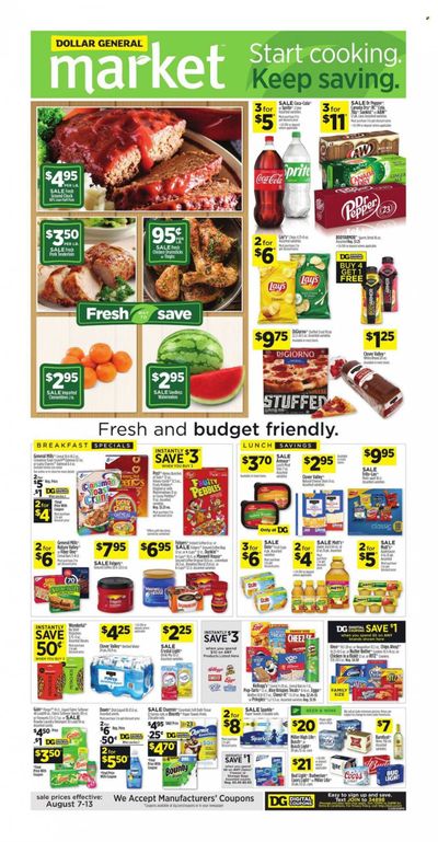 Dollar General (OH) Weekly Ad Flyer Specials August 7 to August 13, 2022