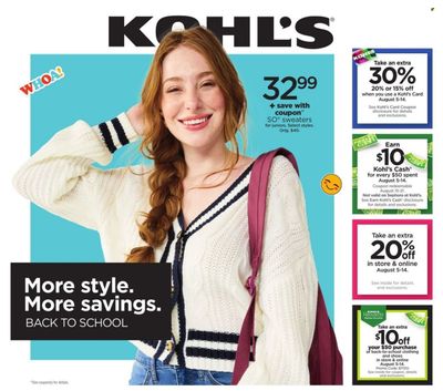 Kohl's Weekly Ad Flyer Specials August 5 to August 14, 2022