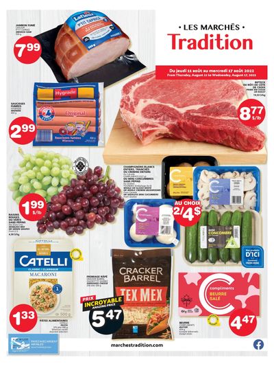 Marche Tradition (QC) Flyer August 11 to 17