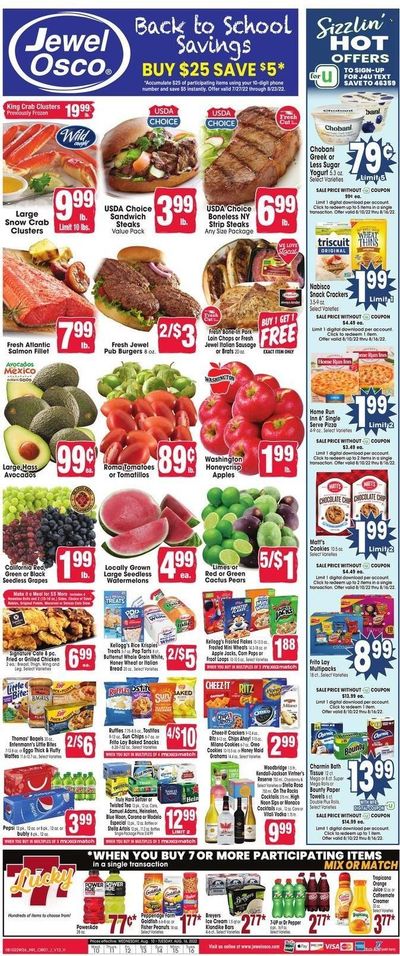 Jewel Osco (IL) Weekly Ad Flyer Specials August 10 to August 16, 2022