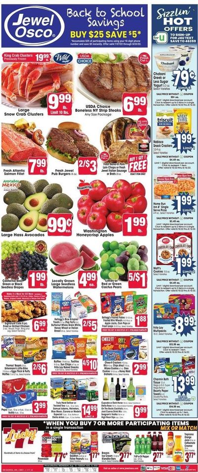 Jewel Osco (IA) Weekly Ad Flyer Specials August 10 to August 16, 2022