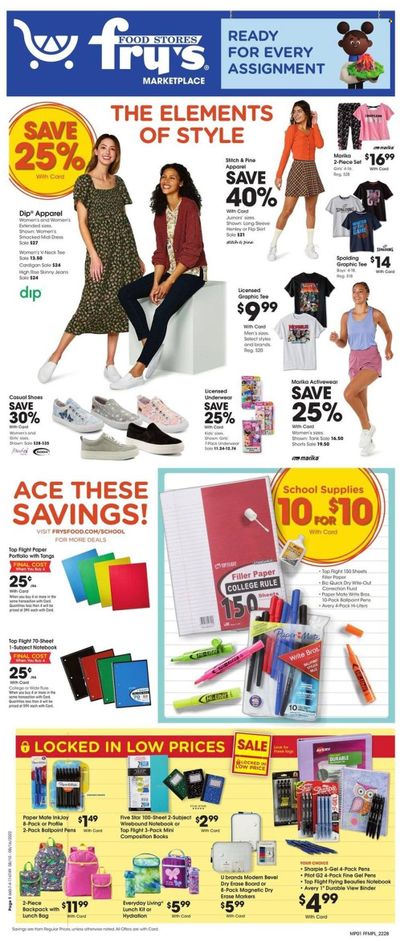 Fry’s (AZ) Weekly Ad Flyer Specials August 10 to August 16, 2022