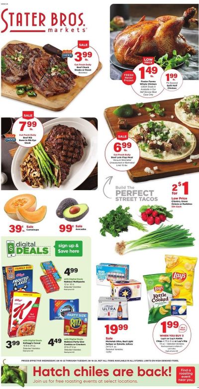 Stater Bros. (CA) Weekly Ad Flyer Specials August 10 to August 16, 2022