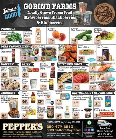 Pepper's Foods Flyer August 9 to 15