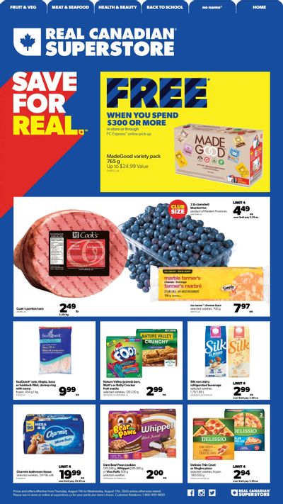 Real Canadian Superstore (West) Flyer August 11 to 17