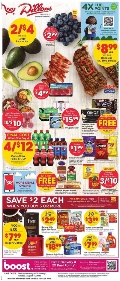 Dillons (KS) Weekly Ad Flyer Specials August 10 to August 16, 2022