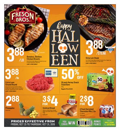 Freson-bros Flyer October 25 to 31