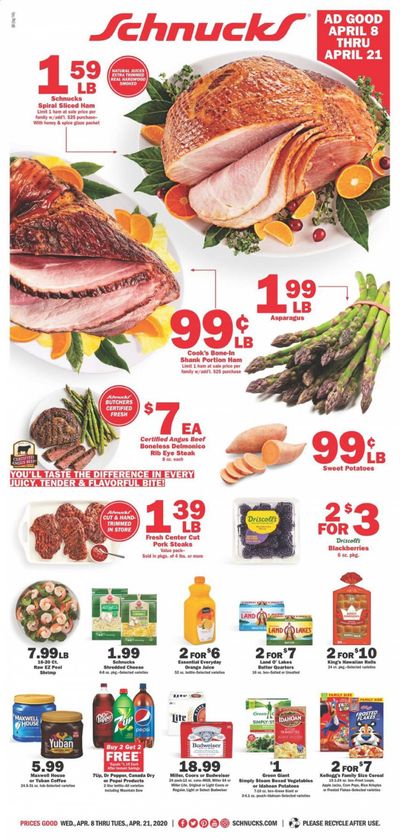 Schnucks Weekly Ad & Flyer April 8 to 21