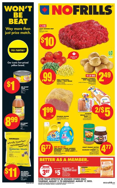 No Frills (ON) Flyer August 11 to 17