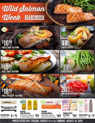 Harmons (UT) Weekly Ad Flyer Specials August 9 to August 15, 2022