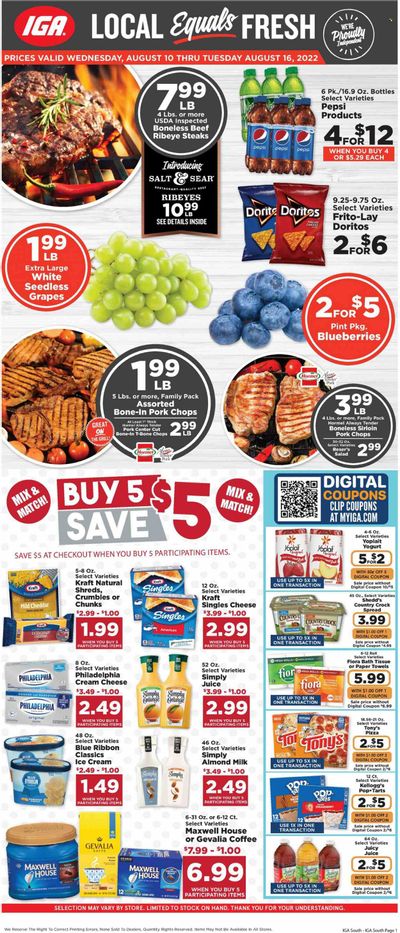 IGA Weekly Ad Flyer Specials August 10 to August 16, 2022 IGA Weekly Ad Flyer Specials August 10 to August 16, 2022
