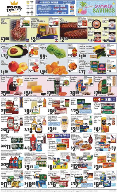 Food Dynasty Weekly Ad Flyer Specials August 5 to August 11, 2022