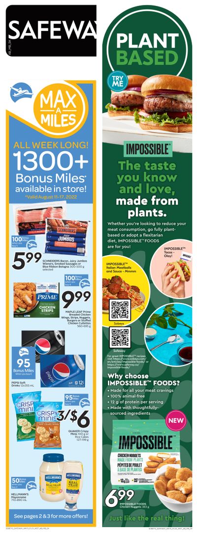 Sobeys/Safeway (AB) Flyer August 11 to 17