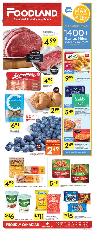 Foodland (ON) Flyer August 11 to 17