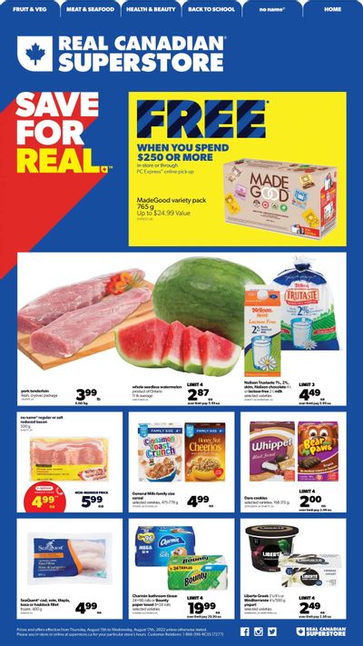 Real Canadian Superstore (ON) Flyer August 11 to 17