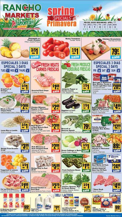 Rancho Markets Weekly Ad & Flyer April 7 to 13