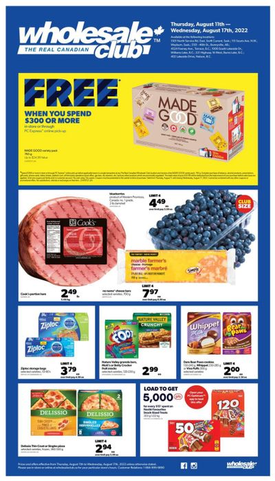 Real Canadian Wholesale Club Flyer August 11 to 17