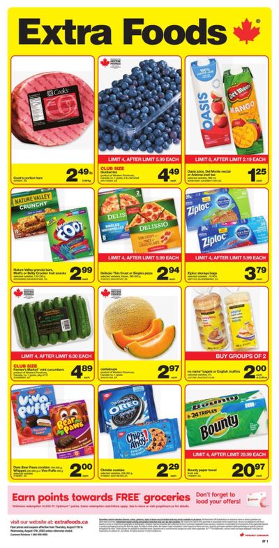 Extra Foods Flyer August 11 to 17